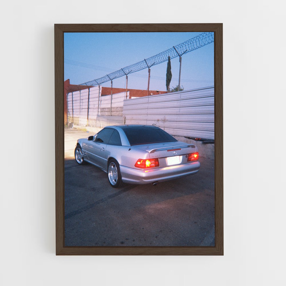 Poster R129 en Stationnement – affiche Mercedes (vue 5)
